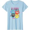 imageFurby Vintage Neon Gradient Since 1998 Heart Portraits TShirtBaby Blue