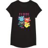 imageFurby Vintage Neon Gradient Since 1998 Heart Portraits TShirtBlack