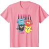 imageFurby Vintage Neon Gradient Since 1998 Heart Portraits TShirtPink