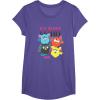 imageFurby Vintage Neon Gradient Since 1998 Heart Portraits TShirtPurple Heather