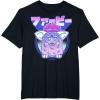 imageGagaciso Furby Retro Pink Circle Kanji Portrait TShirtBlack