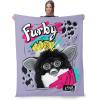 imageNorthwest Hasbro Furby Funky Furby Silk Touch Throw Blanket 40 x 50 InchesFurby 1998