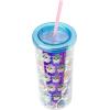 imageSilver Buffalo Furby Pastel Iridescent Plastic Tall Cold Cup with Lid and Straw 20 Ounces