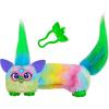 imageFURBY DJ Furblets BerryCupCake Mini Electronic Plush Toy with Funny Stretchable Sound Effects ampamp Music Speaks Furbish White ampamp PinkCandeeswirl