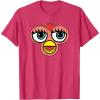 imageFurby Classic Toy Big Sassy Face Portrait TShirtRed Heather