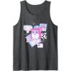 imageFurby Cute Retro Computer Friend Save Me Big Chest Poster Tank TopDark Heather Grey