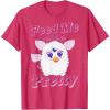 imageFurby Feed Me And Tell Me Im Pretty Cute Logo Portrait TShirtRed Heather
