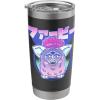 imageFurby Retro Pink Circle Kanji Portrait Stainless Steel Insulated TumblerBlack