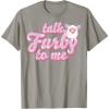 imageFurby Valentines Day Talk Furby To Me Cute Hearts Logo TShirtSlate Grey