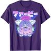 imageGagaciso Furby Retro Pink Circle Kanji Portrait TShirtPurple