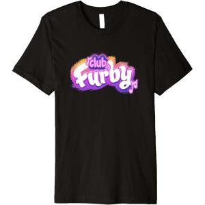 imageFurby Club Furby Colorful Gradient Musical Notes Furry Logo Premium TShirt