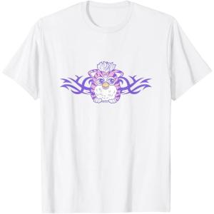 imageFurby Cute Tribal Rocker Big Chest Logo TShirtWhite