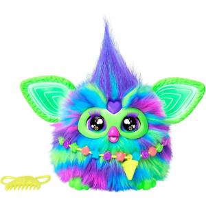 imageFurby Galaxy Edition Glow in The Dark 15 Fashion Accessories Interactive Plush Toys for 6 Year Old Girls ampamp Boys ampamp Up Voice Activated Animatronic Amazon Exclusive