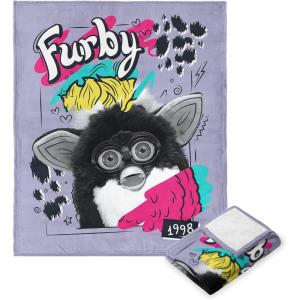 imageNorthwest Hasbro Furby Funky Furby Silk Touch Throw Blanket 40 x 50 InchesFurby 1998