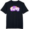 imageFurby Club Furby Colorful Gradient Furry Logo TShirtBlack
