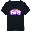 imageFurby Club Furby Colorful Gradient Furry Logo TShirtBlack