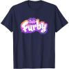 imageFurby Club Furby Colorful Gradient Furry Logo TShirtNavy Blue