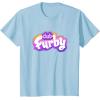 imageFurby Club Furby Colorful Gradient Furry Logo TShirtBaby Blue