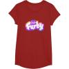 imageFurby Club Furby Colorful Gradient Furry Logo TShirtCranberry Red