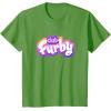 imageFurby Club Furby Colorful Gradient Furry Logo TShirtGrass Green