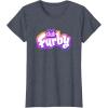 imageFurby Club Furby Colorful Gradient Furry Logo TShirtHeather Blue