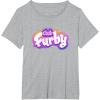imageFurby Club Furby Colorful Gradient Furry Logo TShirtHeather Grey