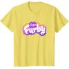 imageFurby Club Furby Colorful Gradient Furry Logo TShirtLemon Yellow