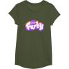 imageFurby Club Furby Colorful Gradient Furry Logo TShirtOlive Green