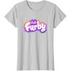 imageFurby Club Furby Colorful Gradient Furry Logo TShirtSilver Grey