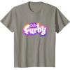 imageFurby Club Furby Colorful Gradient Furry Logo TShirtSlate Grey