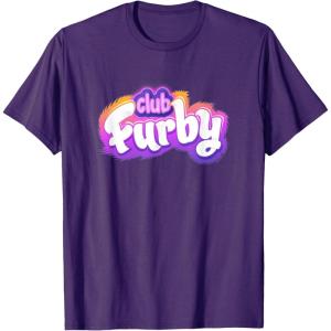 imageFurby Club Furby Colorful Gradient Furry Logo TShirtPurple