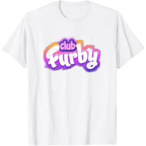 imageFurby Club Furby Colorful Gradient Furry Logo TShirtWhite