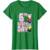 imageFurby 6th Birthday Stacked Furbies Funny Portrait TShirtKelly Green