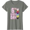 imageFurby 6th Birthday Stacked Furbies Funny Portrait TShirtOlive Heather