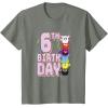 imageFurby 6th Birthday Stacked Furbies Funny Portrait TShirtOlive Heather