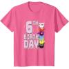 imageFurby 6th Birthday Stacked Furbies Funny Portrait TShirtPink Heather