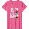 imageFurby 6th Birthday Stacked Furbies Funny Portrait TShirtPink Heather