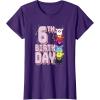imageFurby 6th Birthday Stacked Furbies Funny Portrait TShirtPurple