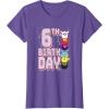 imageFurby 6th Birthday Stacked Furbies Funny Portrait TShirtPurple Heather