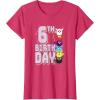 imageFurby 6th Birthday Stacked Furbies Funny Portrait TShirtRed Heather