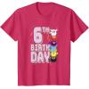 imageFurby 6th Birthday Stacked Furbies Funny Portrait TShirtRed Heather
