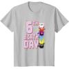 imageFurby 6th Birthday Stacked Furbies Funny Portrait TShirtSilver Grey