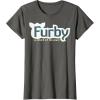 imageFurby A Mind Of Its Own Retro Bold Logo TShirtAsphalt Grey