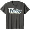 imageFurby A Mind Of Its Own Retro Bold Logo TShirtAsphalt Grey