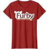 imageFurby A Mind Of Its Own Retro Bold Logo TShirtCranberry Red
