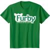 imageFurby A Mind Of Its Own Retro Bold Logo TShirtKelly Green