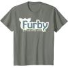 imageFurby A Mind Of Its Own Retro Bold Logo TShirtOlive Heather