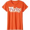 imageFurby A Mind Of Its Own Retro Bold Logo TShirtOrange