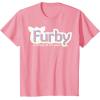 imageFurby A Mind Of Its Own Retro Bold Logo TShirtPink