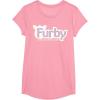 imageFurby A Mind Of Its Own Retro Bold Logo TShirtPink
